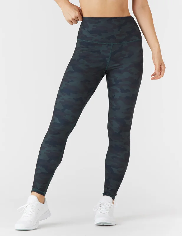 Yoga Pants for Daily Movement -High Power Legging Print: Dark Camo - Online Only