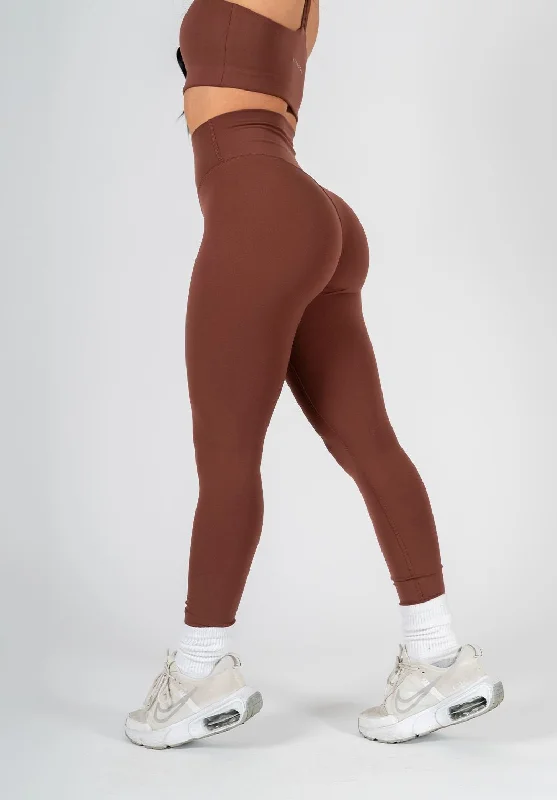 Women's Yoga Pants for Fitness -Reluna Original Sculptseam™ Legging Tobacco