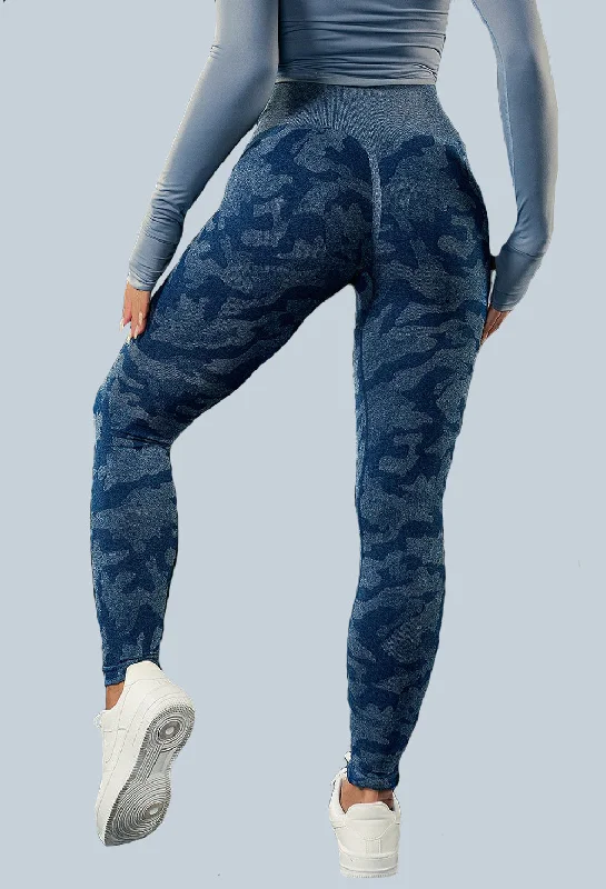 Yoga Pants for Tummy Control -High Waist Camouflage Women leggings