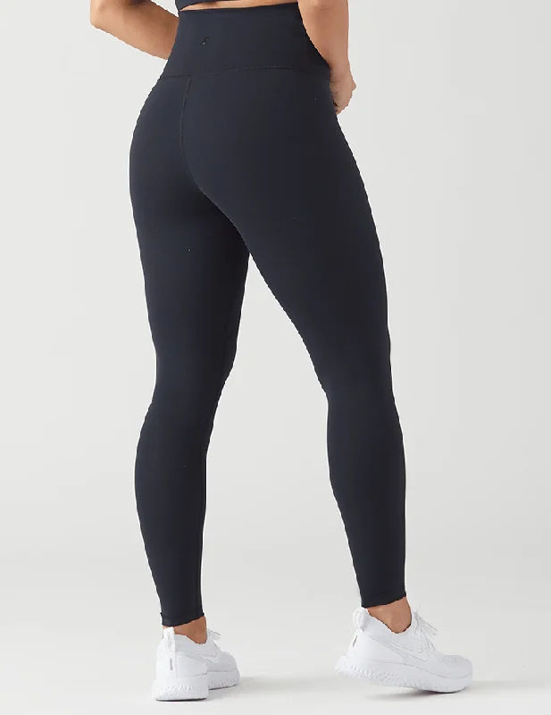Breathable Yoga Pants for Performance -High Waist Pure Legging: Black