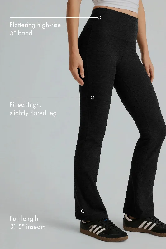 Women's Yoga Shorts for Deep Stretching -High Waisted Practice Bootcut Pants - Darkest Night Women's Yoga Shorts for Deep Stretching -High Waisted Practice Bootcut Pants - Darkest Night