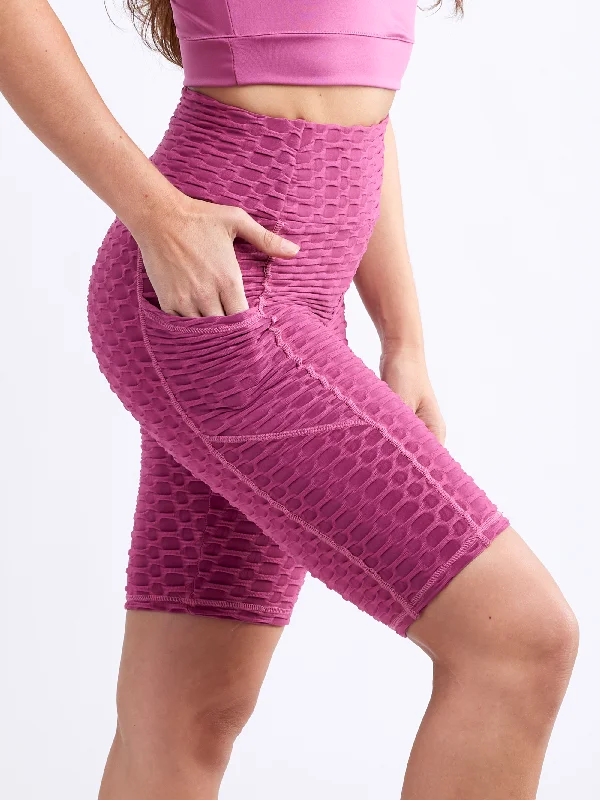 Yoga Shorts for Stretching and Recovery -High-Waisted Scrunch Yoga Shorts with Hip Pockets Yoga Shorts for Stretching and Recovery -High-Waisted Scrunch Yoga Shorts with Hip Pockets