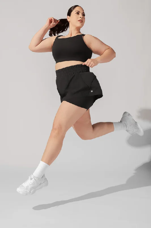 Yoga Shorts for Better Workout Performance -High Waisted Supershort™ - Black
