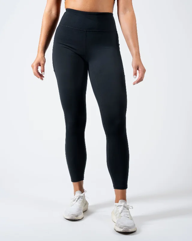 Comfortable Yoga Pants with Supportive Fit -Skin High Waisted Vinyasa (Multi-Lengths) - Black
