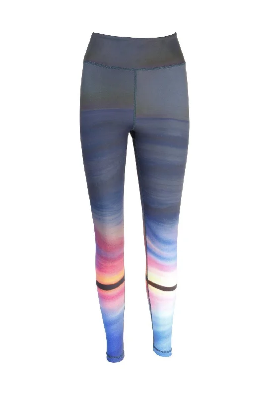 Comfortable Yoga Pants for All-Day Wear -Horizen Patterned Yoga Leggings