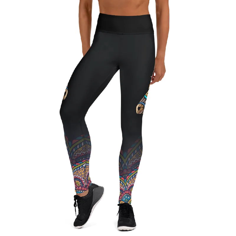 Comfortable Full-Length Yoga Pants -Horse High Waist Womens Yoga Leggings