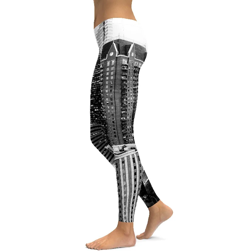Full-Length Compression Yoga Pants -Houston Texas Leggings