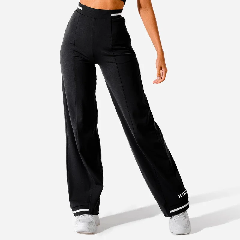 Yoga Pants for Flexibility -Hybrid Wide Leg Pants - Black