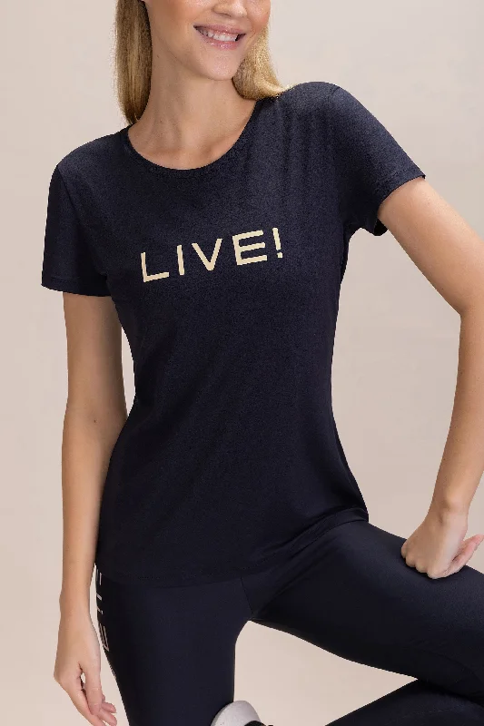 Yoga Tops for Stretch and Flexibility -Icon Reflex T-Shirt
