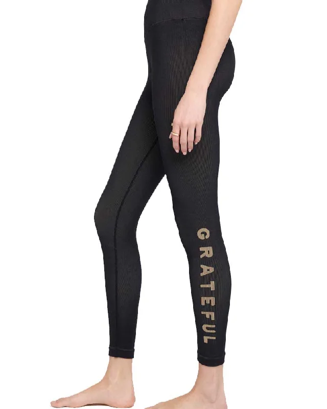 High-Waisted Leggings for Yoga -Icon Seamless Jacquard Legging