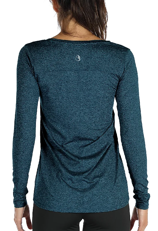 Yoga Tops for Active and Relaxing Sessions -icyzone Long Sleeve Workout Shirts for Women-Women's Athletic Tops, Yoga Shirts, Thumb Hole Running Tops Yoga Tops for Active and Relaxing Sessions -icyzone Long Sleeve Workout Shirts for Women-Women's Athletic Tops, Yoga Shirts, Thumb Hole Running Tops