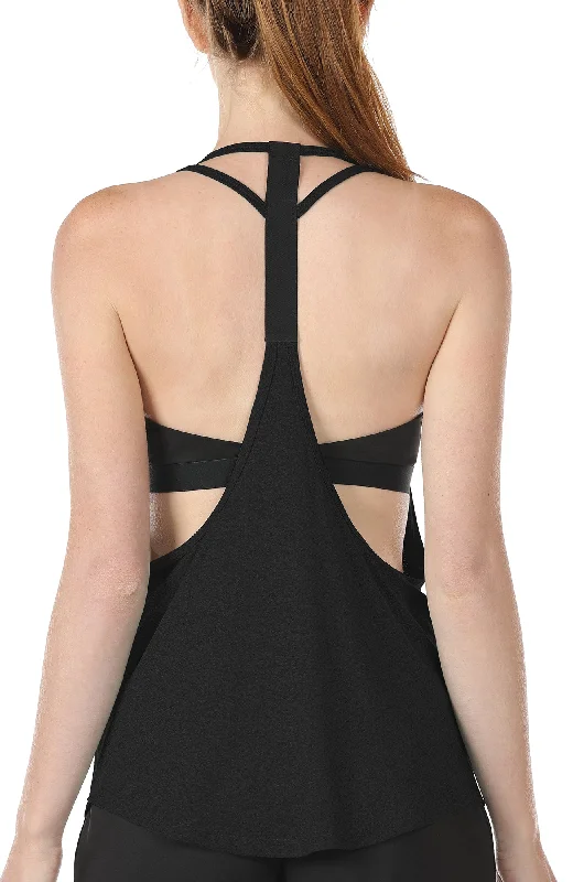 Breathable Yoga Tops for Fitness Classes -icyzone Workout Tank Tops with Built in Bra - Women's Strappy Athletic Yoga Tops, Running Exercise Gym Shirts Breathable Yoga Tops for Fitness Classes -icyzone Workout Tank Tops with Built in Bra - Women's Strappy Athletic Yoga Tops, Running Exercise Gym Shirts