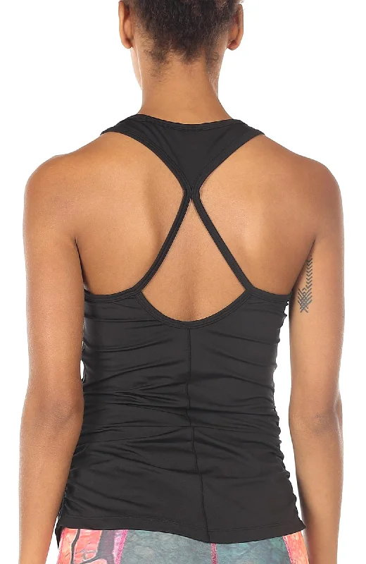 Comfortable Yoga Tops for Yoga and Pilates -icyzone Workout Yoga Fitness Sports Racerback Tank Tops for Women Comfortable Yoga Tops for Yoga and Pilates -icyzone Workout Yoga Fitness Sports Racerback Tank Tops for Women