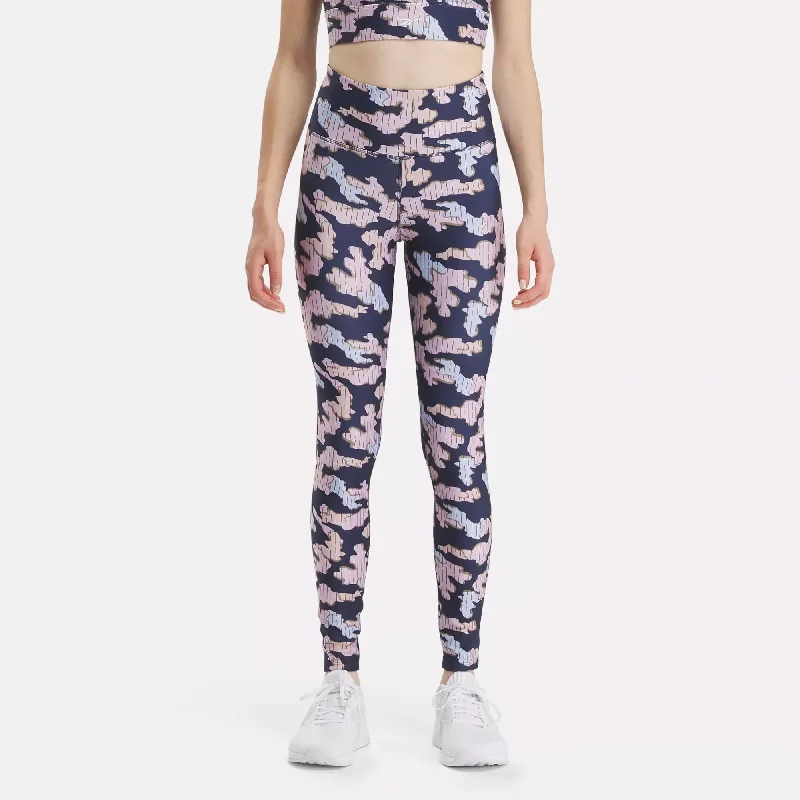 Stretchable Yoga Shorts for Women -ID Train Camo Leggings