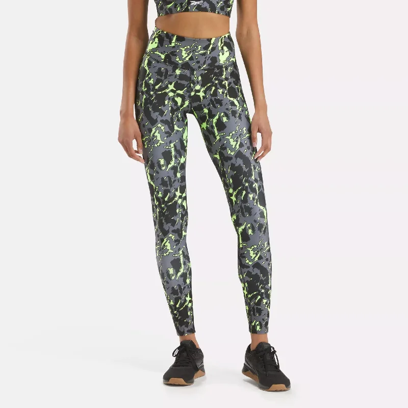 Performance Yoga Shorts for Support -ID Train Printed Leggings