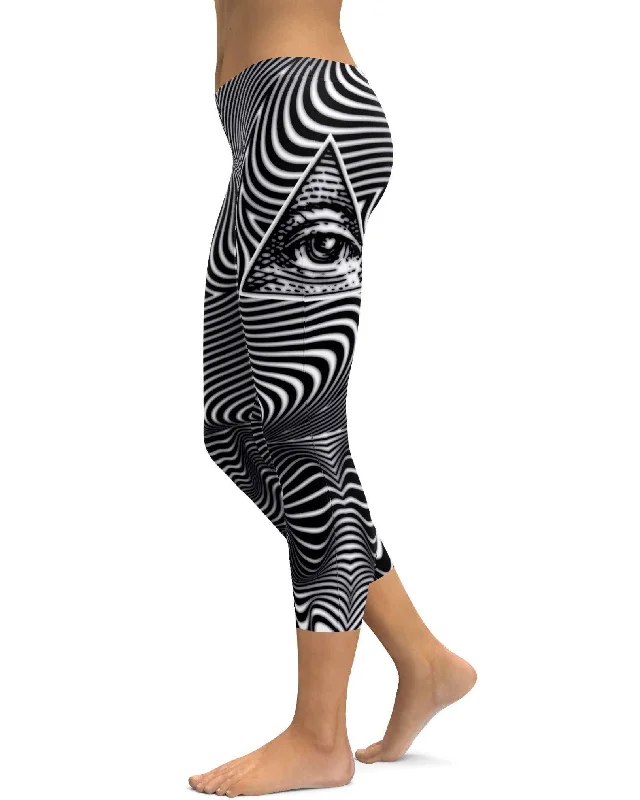 Yoga Pants for Deep Poses -Illuminati Capris