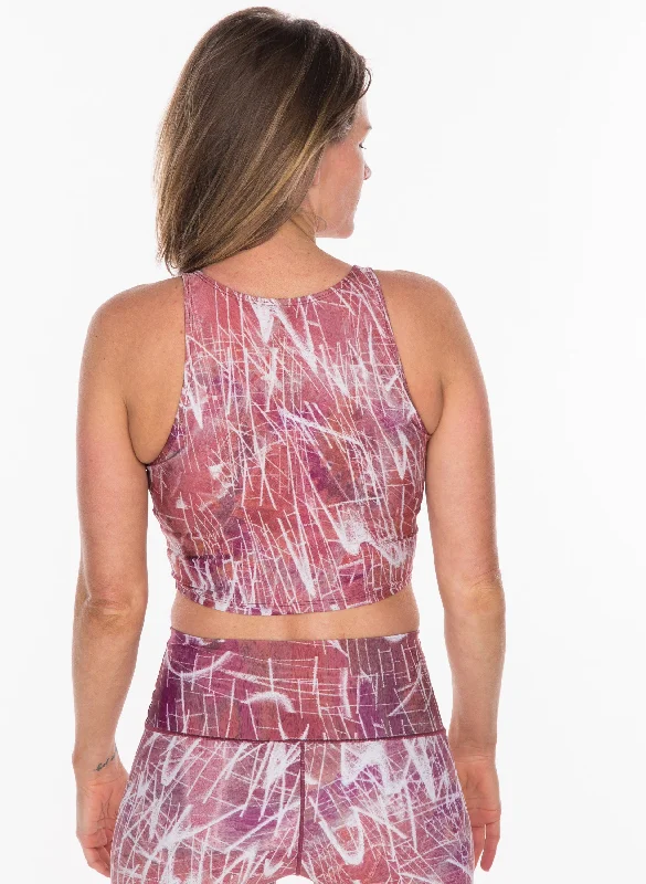 Yoga Pants with Adjustable Waist -Impress Crop Top