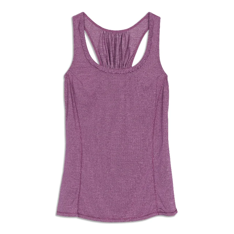Women's Yoga Tops with Relaxed Fit -In A Cinch Tank Top - Resale