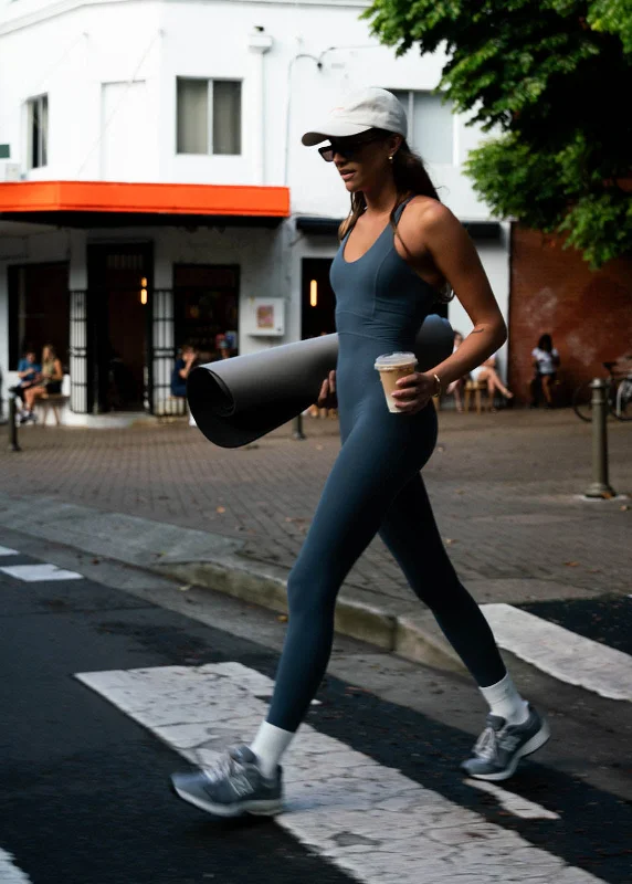 Breathable Yoga Pants for All-Day Wear -In Motion Strappy Ankle Onesie