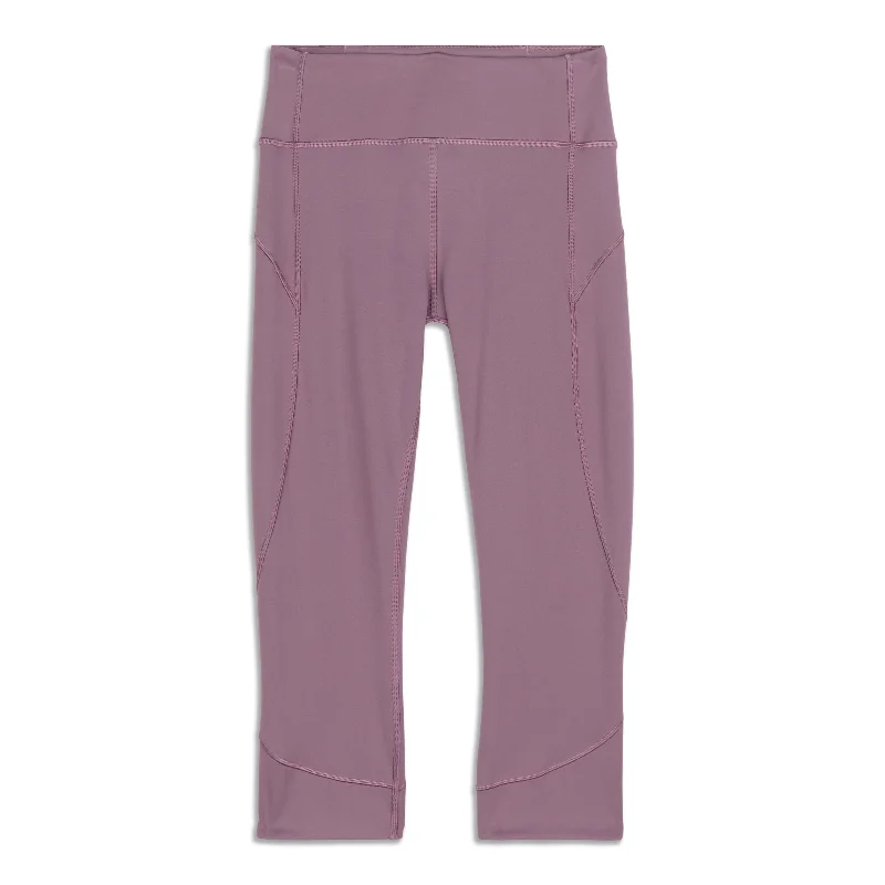 High-Waisted Yoga Pants for Better Support -In Movement Crop - Resale