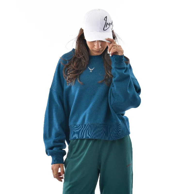 Yoga Tops for Athleisure Style -Inferno Drop Arm Sweat Shirt