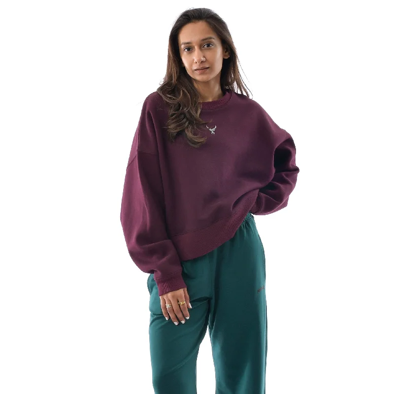 Zip-Up Yoga Tops for Women -Inferno Drop Arm Sweat Shirt