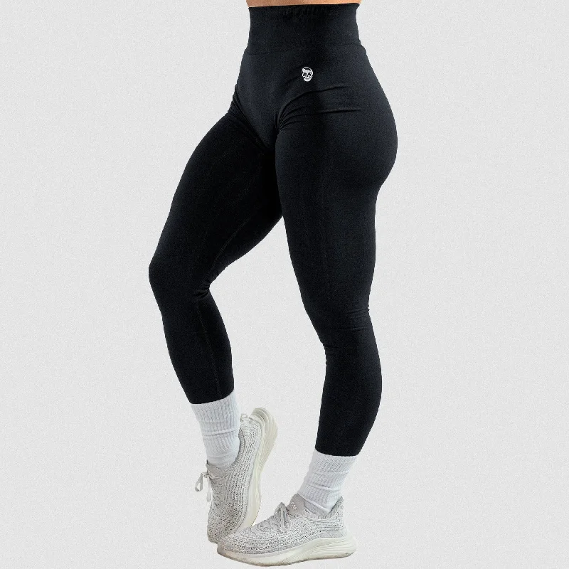 Yoga Pants for Maximum Comfort -Infinity Leggings - Black Marl