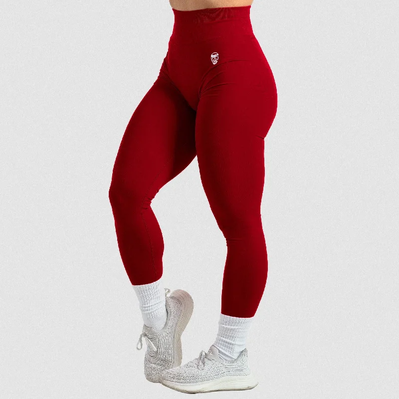 Yoga Pants with Comfortable Waistband -Infinity Leggings - Bloodshot