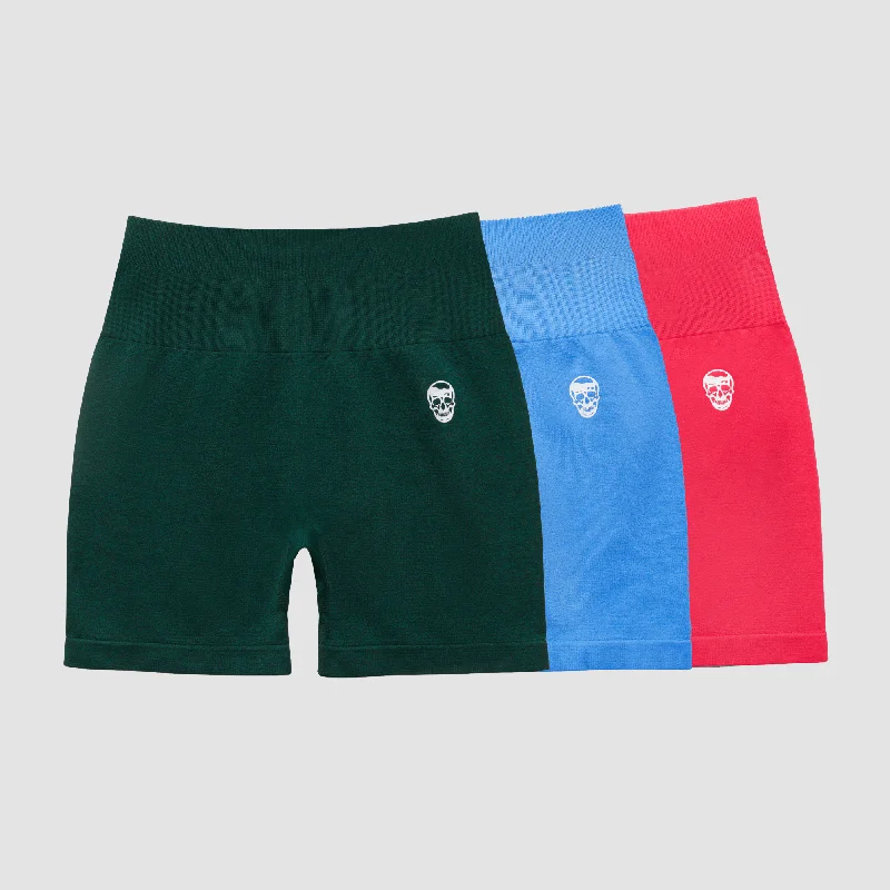 Breathable Yoga Shorts for Comfort -Infinity Shorts 3-Packs