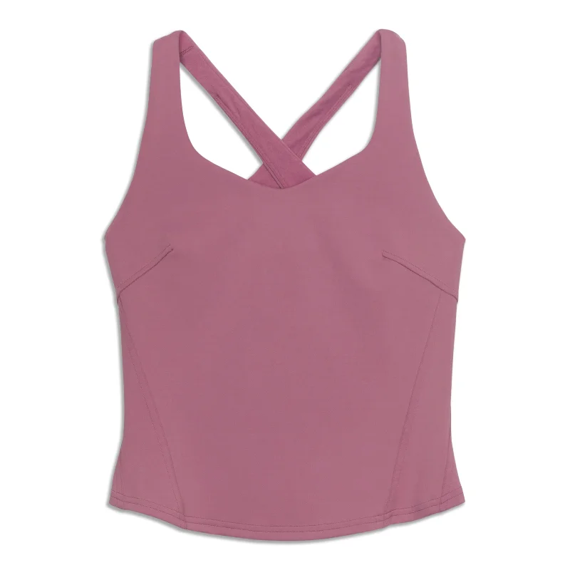 Yoga Tops for Core Strengthening -InStill Cross Strap Tank Top - Resale