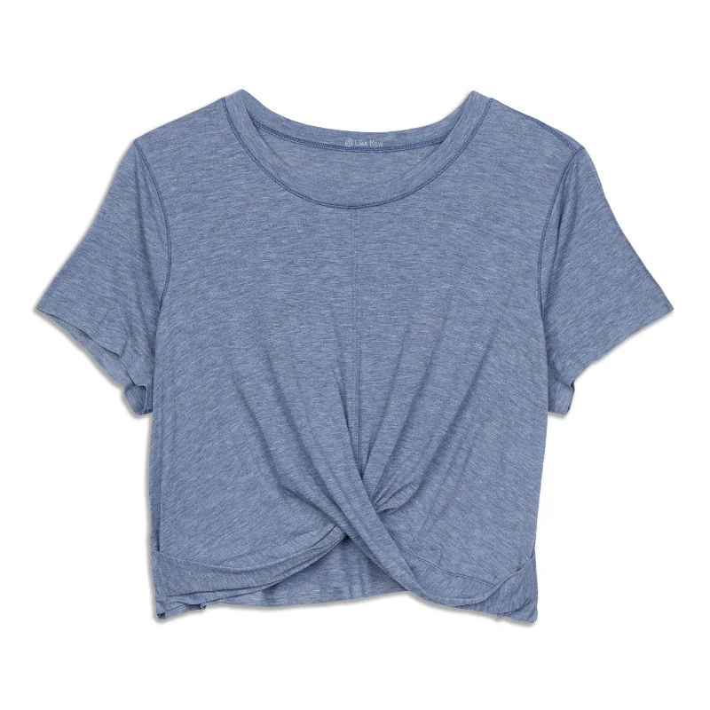 Yoga Tops for High-Intensity Training -Intended Crop T-Shirt - Resale