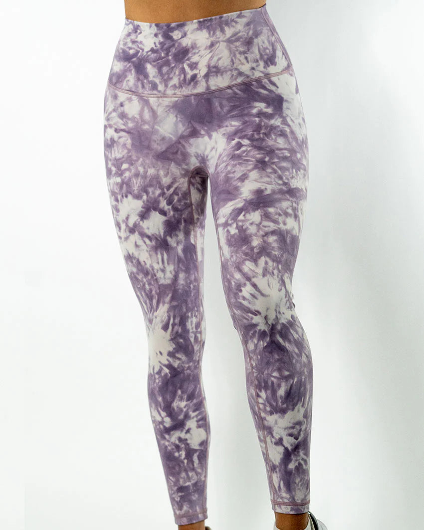 Comfortable Full-Length Yoga Pants -Iron Pulse Eclipse Purple Yoga Pant *FINAL SALE*