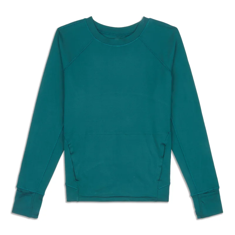 Yoga Tops for Deep Stretching Poses -It's Classic-Fit Crew - Resale