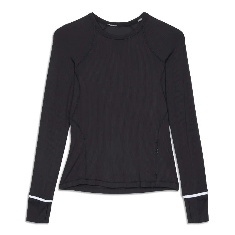 Yoga Tops for Flexibility and Support -It's Run Long Sleeve Shirt - Resale