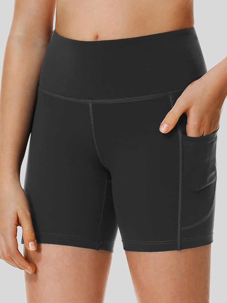Yoga Shorts for Flexibility and Stability Training -IUGA 5'' Girl's Volleyball Shorts With Pockets Yoga Shorts for Flexibility and Stability Training -IUGA 5'' Girl's Volleyball Shorts With Pockets
