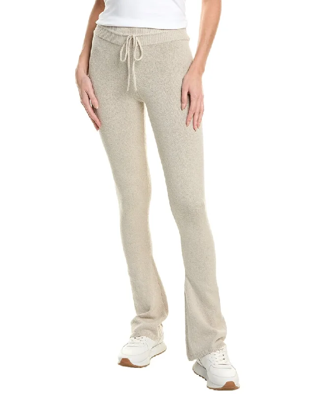 Affordable Yoga Shorts -IVL Collective Boucle Flared Drawstring Pant