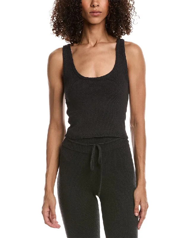 Yoga Tops for Easy Movement and Comfort -IVL Collective Boucle Scoop Neck Tank