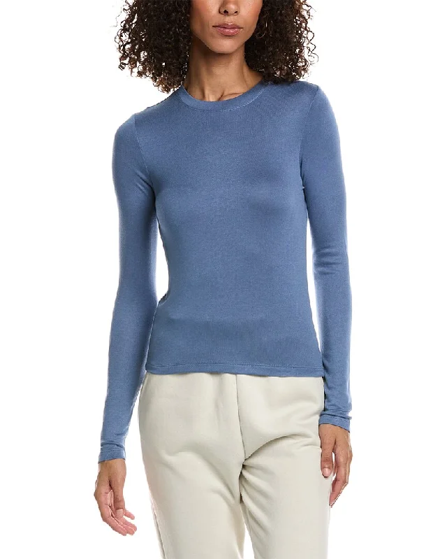 Women's Yoga Tops with Stretchy, Supportive Fabric -IVL Collective Crewneck Shirt