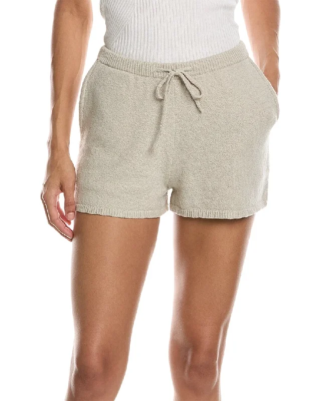 Yoga Shorts for Women’s Training -IVL Collective Low-Rise Boucle Short