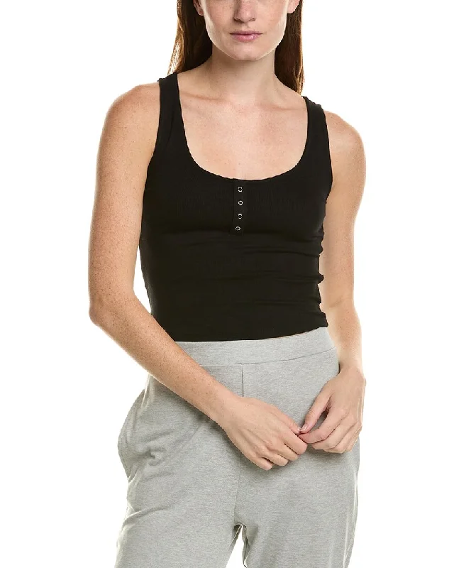 Yoga Tops with Built-In Bras -IVL Collective Rib Lounge Tank