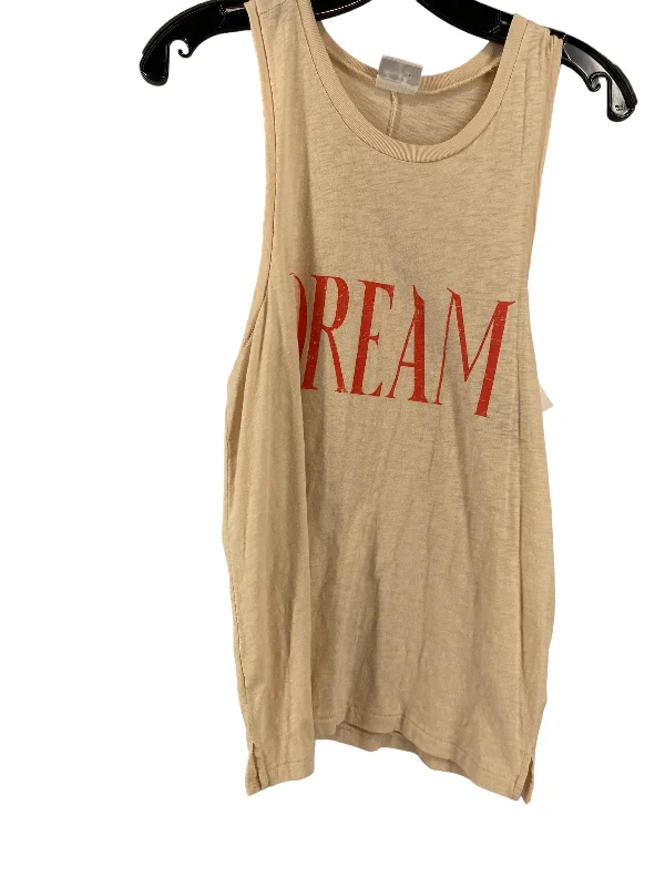 Yoga Tops for Strengthening Your Core -Ivory Athletic Tank Top Others Follow, Size M