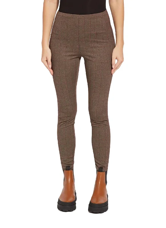 Yoga Shorts for Enhanced Movement -Jacquard Laura Leggings In Brown
