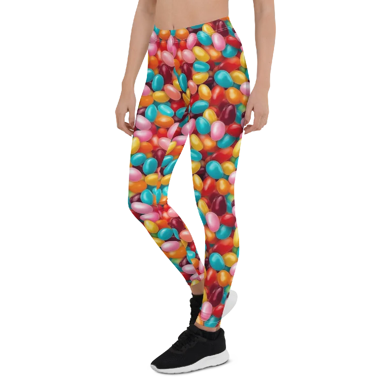 Flexible Fit Yoga Pants -Jellybean Leggings