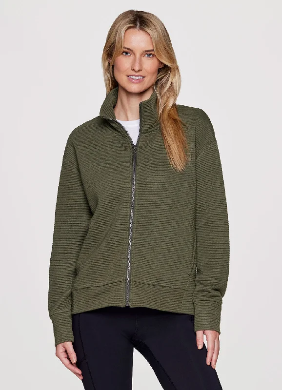 Yoga Tops for Yoga and Pilates -Jemma Textured Jacket