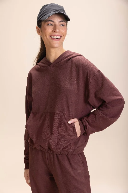 Stylish Yoga Tops for Women’s Fitness -Jog Hooded Sweatshirt
