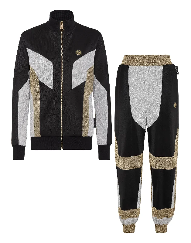 Best Yoga Shorts for Deep Stretching -Jogging Set: Zip-up Jacket + pants Statement