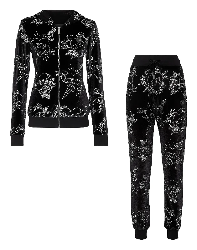 Yoga Shorts for Hot Weather Workouts -Jogging Tracksuit: Top/Trousers Love