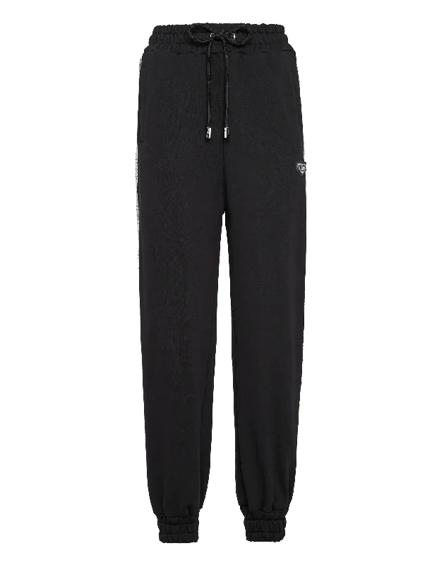 Yoga Shorts with Adjustable Waistband -Jogging Trousers Crystal Cable