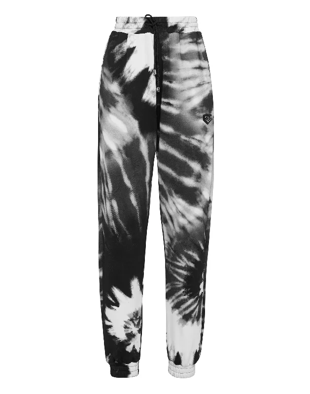 Yoga Shorts for Better Movement -Jogging Trousers Tie Dye Crystal Chain
