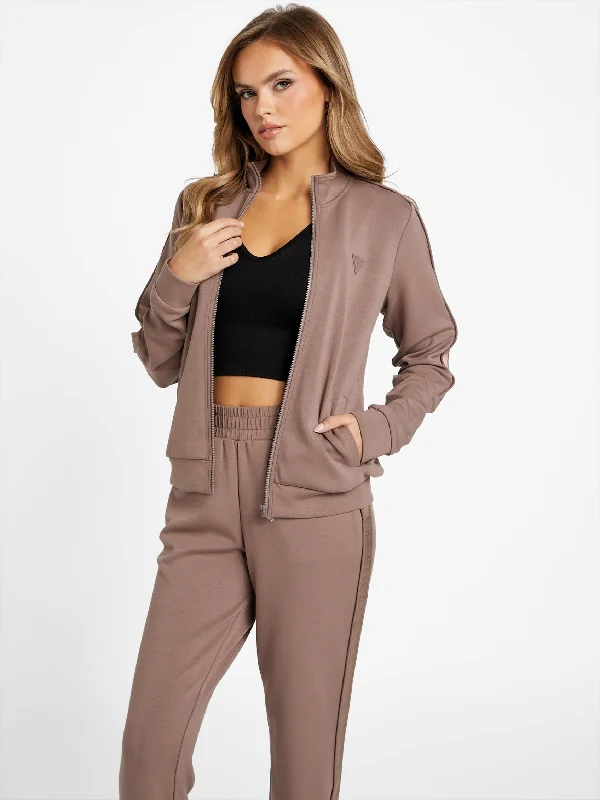 Women's Yoga Shorts for Deep Stretching -Julissa Full-Zip Jacket